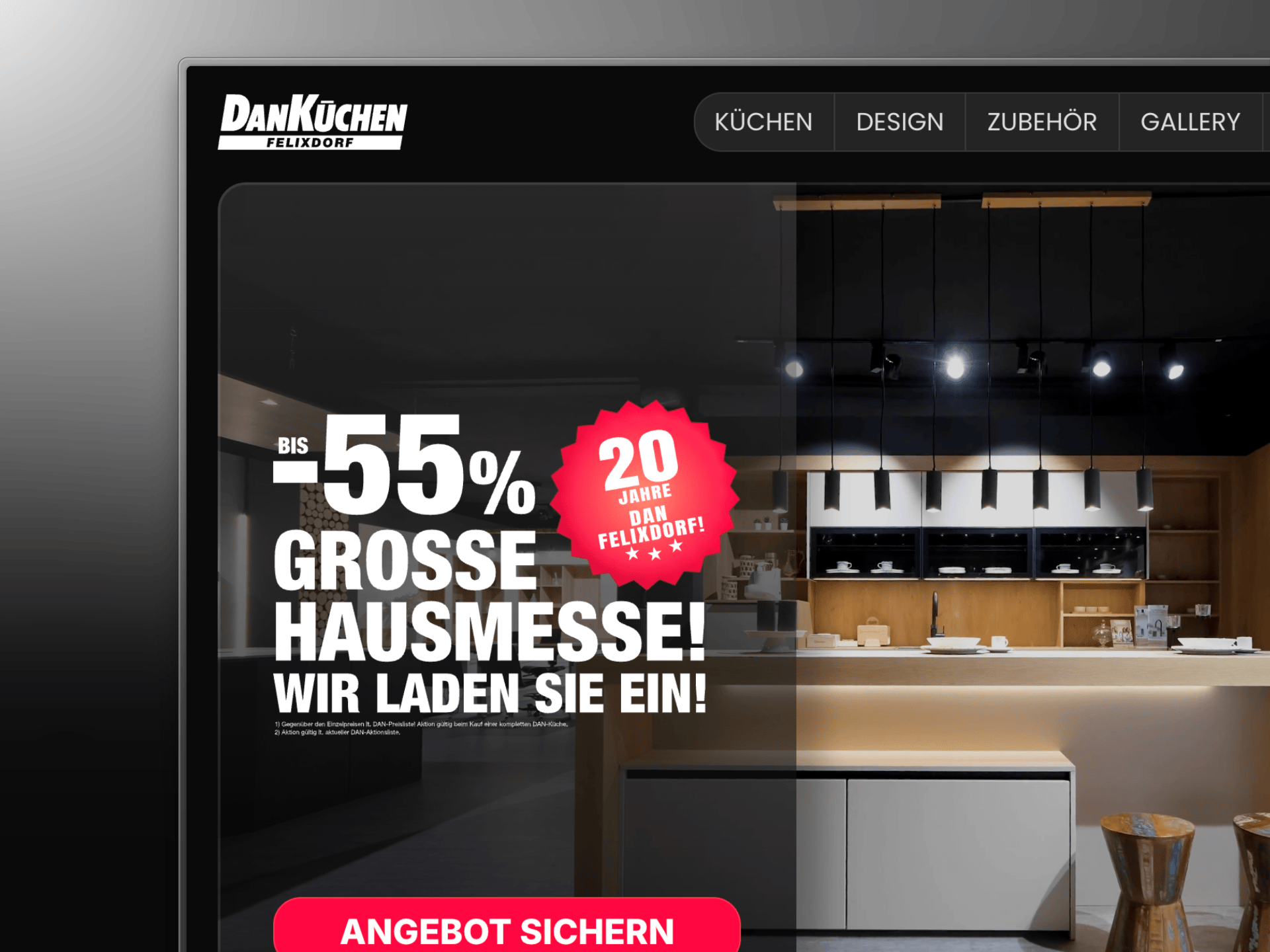 Dan Küchen Felixdorf Homepage Design