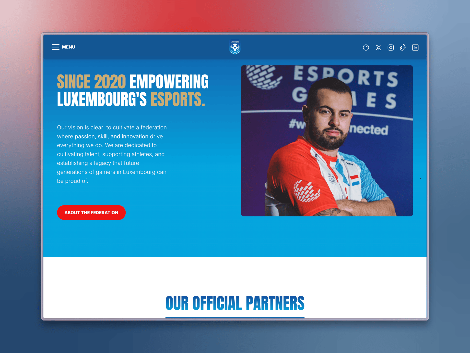 Mobile Ansicht – Navigation & Content